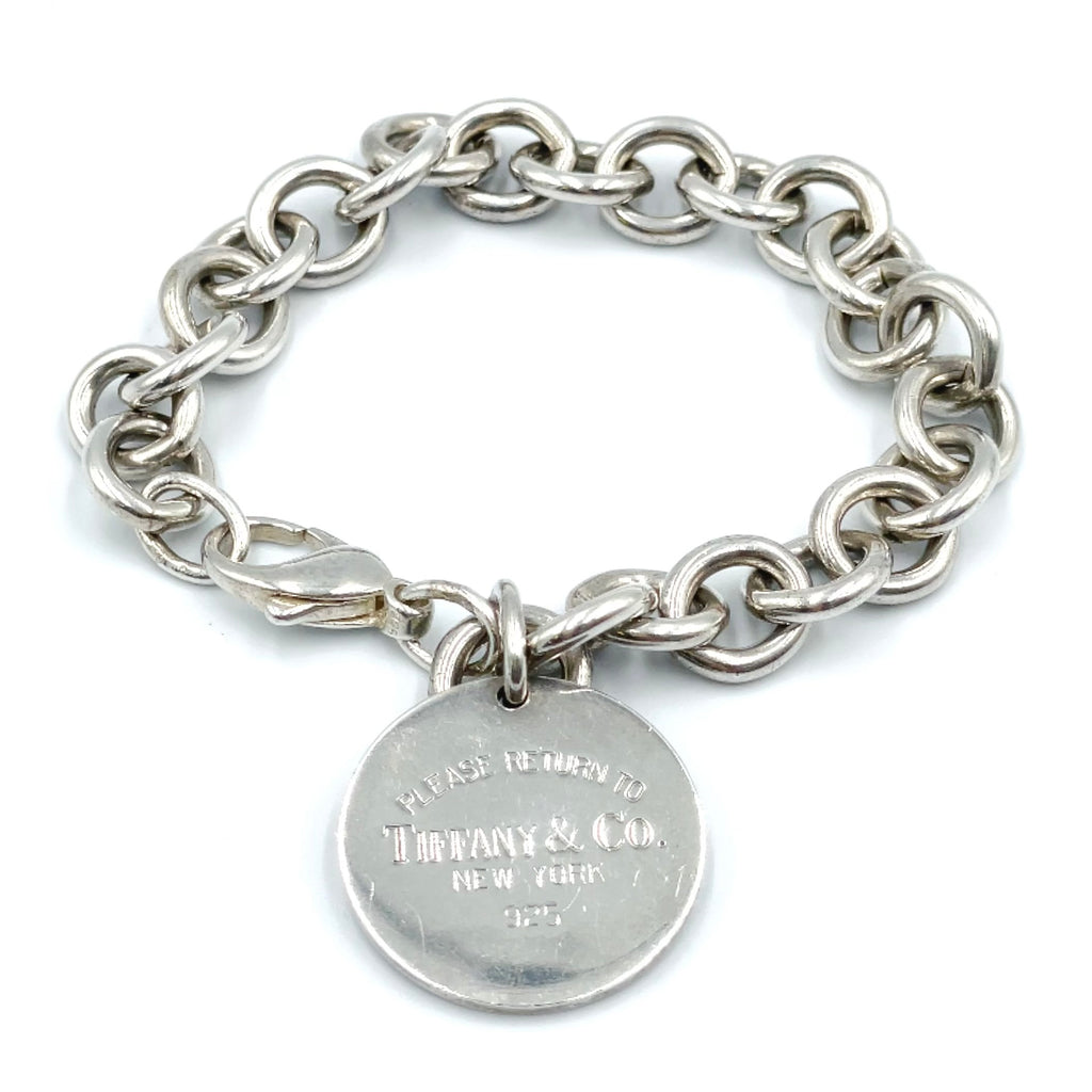 Pre-Owned return to Round tag bracelet Silver SV925 TIFFANY & Co
