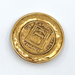 Pre-Owned 31 Rue Cambon Wax seal motif brooch gold GP CHANEL – LUXLUX