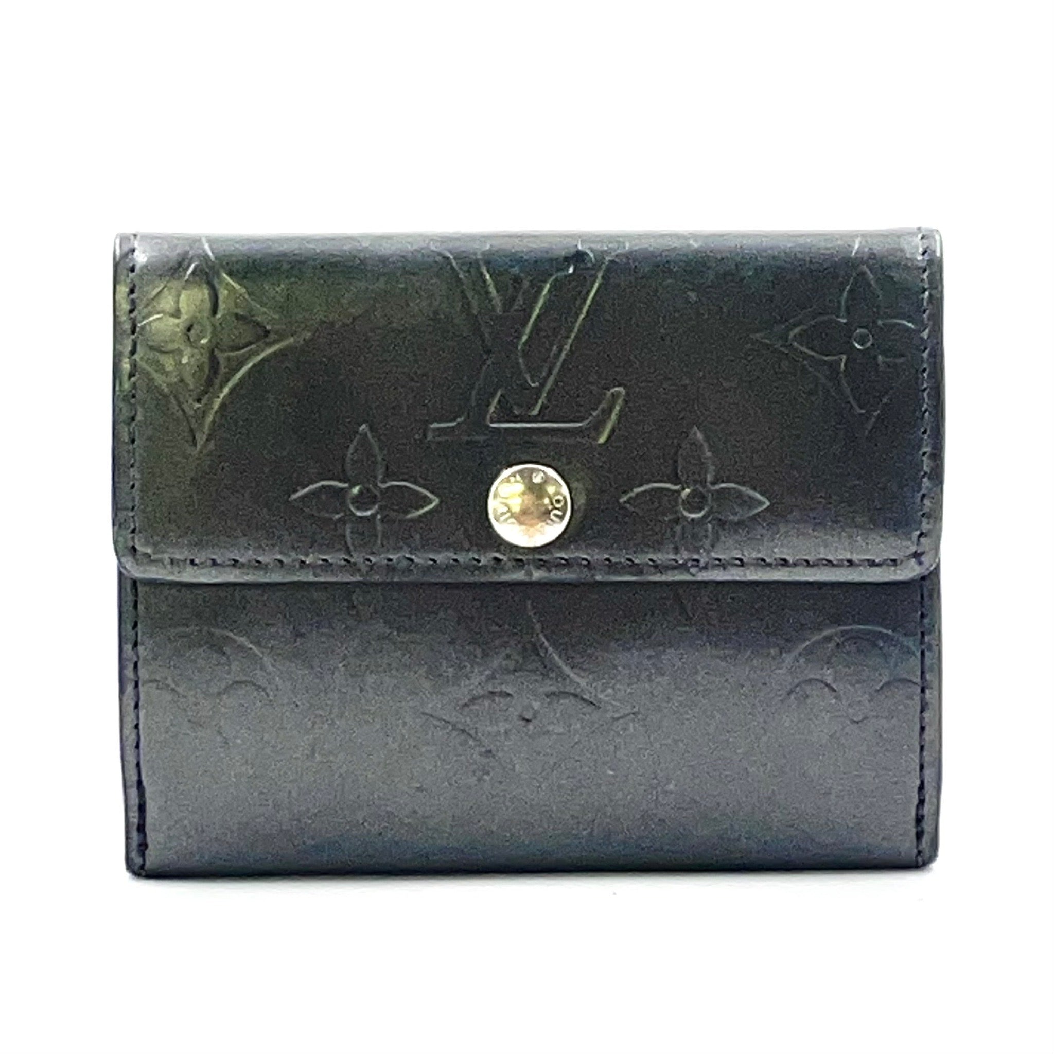 小物 Louis Vuitton wallet LOUIS VUITTON Pochette Cles Coin Wallet Monogram Vernis Red